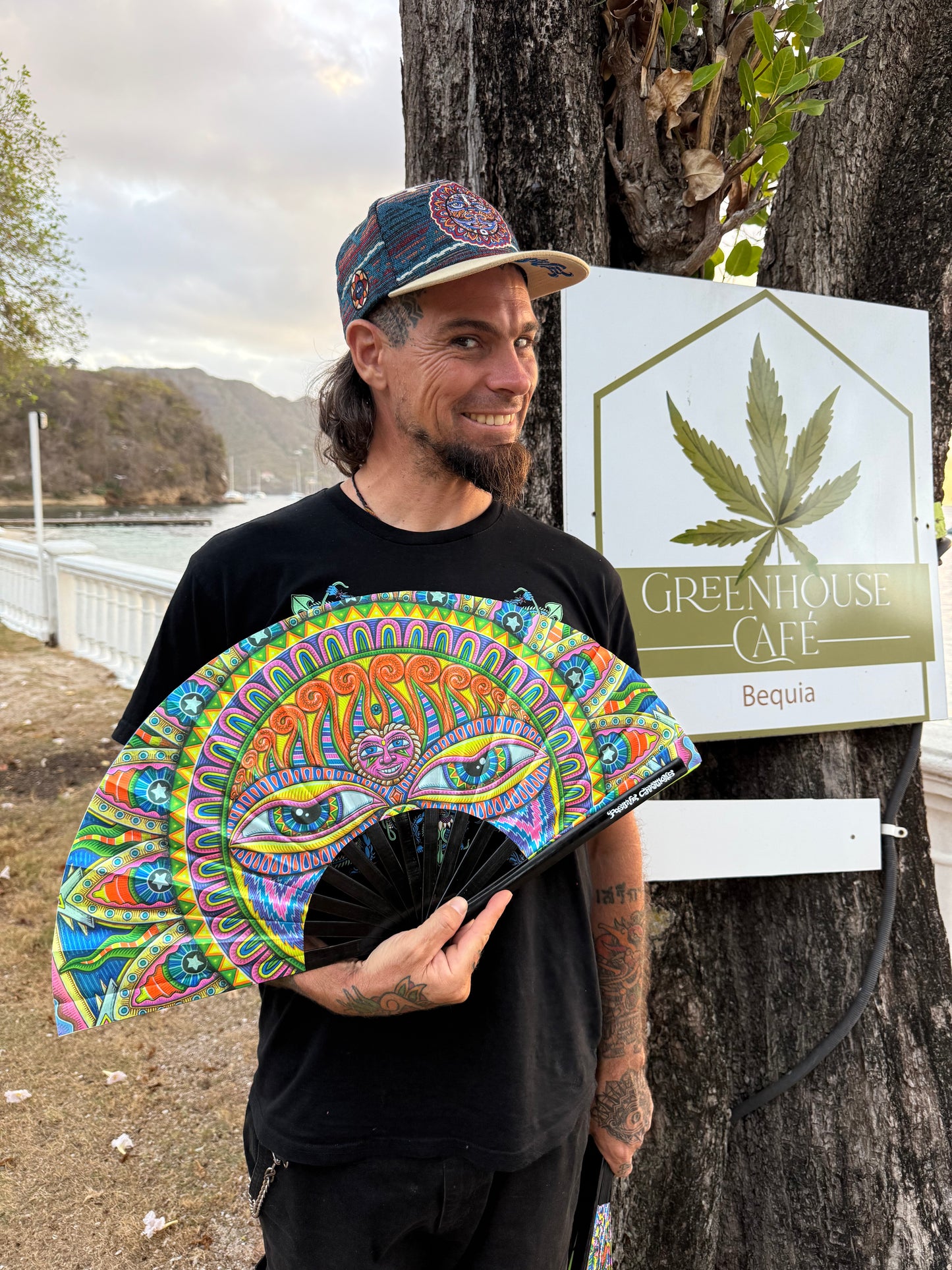Festival Folding Fan - Light Worker & Taita Inti