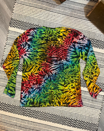 Rainbow/Rasta Tribal Mask 2023 Tie Dye T Shirt