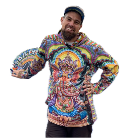 "Jai Ganesha" All Over Hoodie