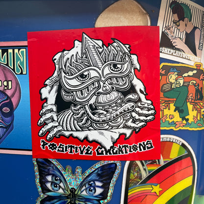 "Positive Ripper" Sticker