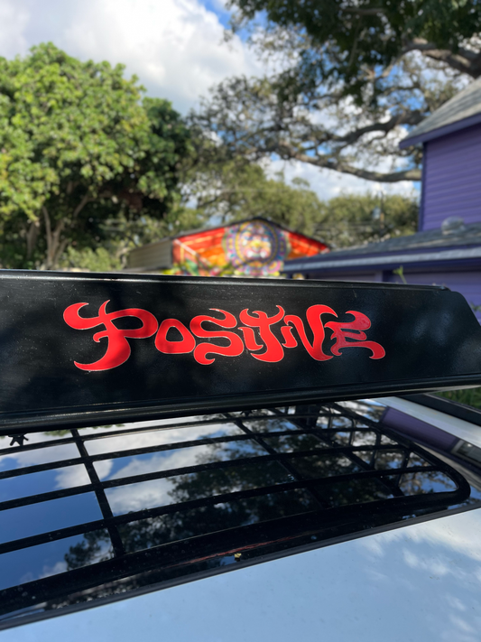 "Positive" Transfer Sticker
