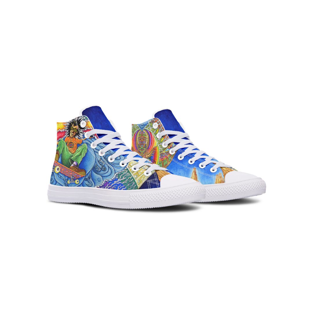 "Skateboard Spirituality" High Tops