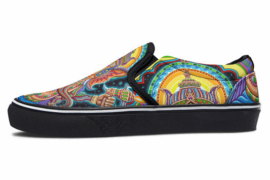 "Jai Ganesha" Slipons
