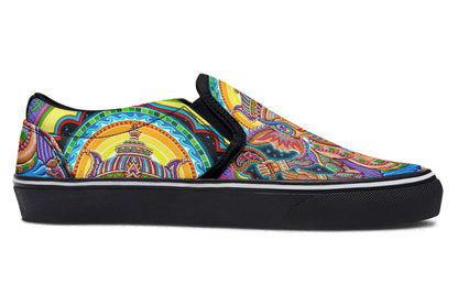 "Jai Ganesha" Slipons