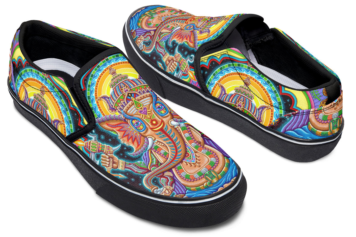 "Jai Ganesha" Slipons