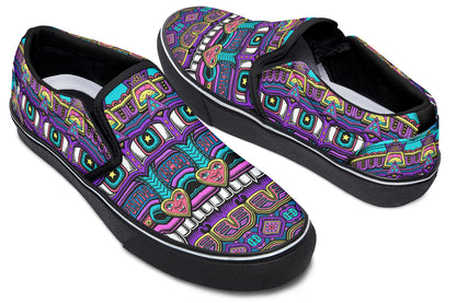 "Mega Tribal Can" Slipons
