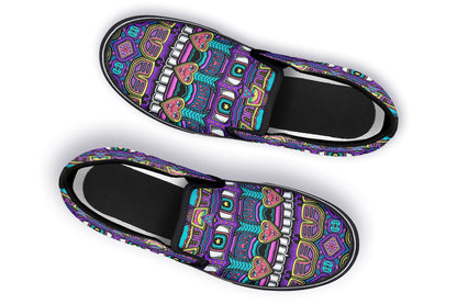 "Mega Tribal Can" Slipons