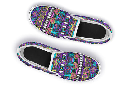 "Mega Tribal Can" Slipons