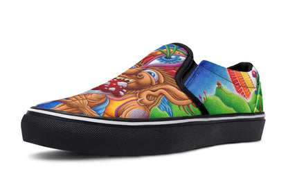 "Muncher Of Mushroomland" Slipons