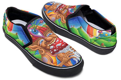 "Muncher Of Mushroomland" Slipons
