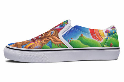 "Muncher Of Mushroomland" Slipons