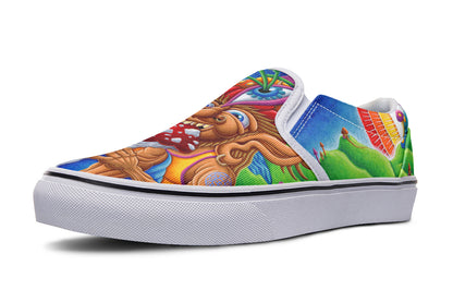 "Muncher Of Mushroomland" Slipons
