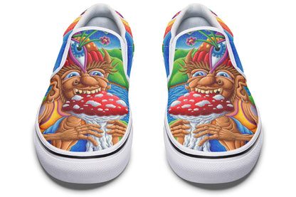 "Muncher Of Mushroomland" Slipons
