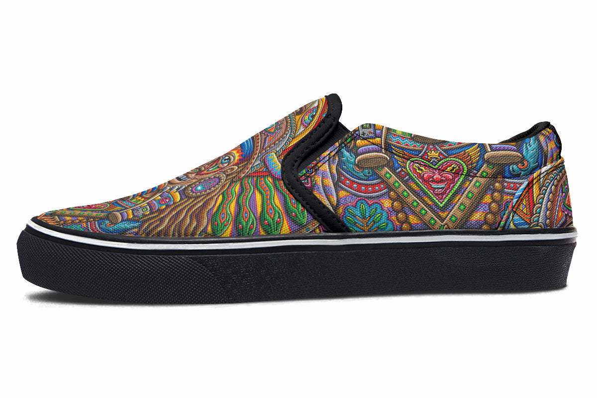"The Ultimate Spiritual Warrior" Slipons