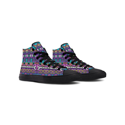 "Mega Tribal Can" High Tops