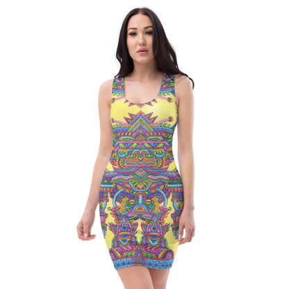 "Lightworker" Fitted Dress