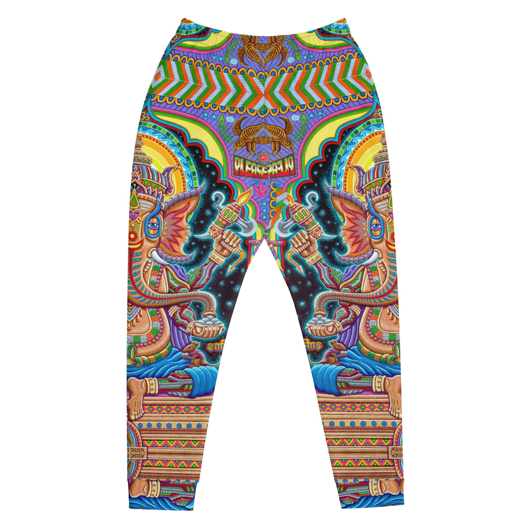 Psychedelic Geometric Print Men's Joggers
