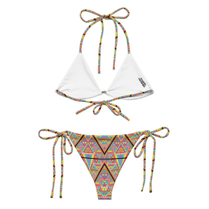 "DMT" recycled string bikini