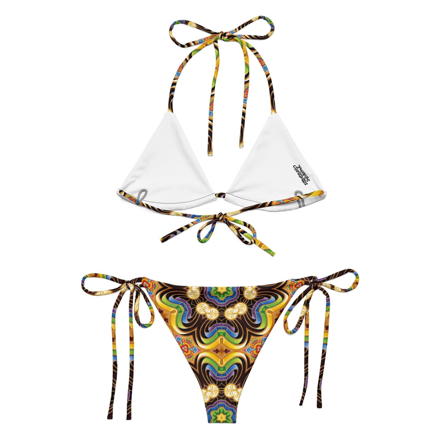 "Peeling Bodies" recycled string bikini