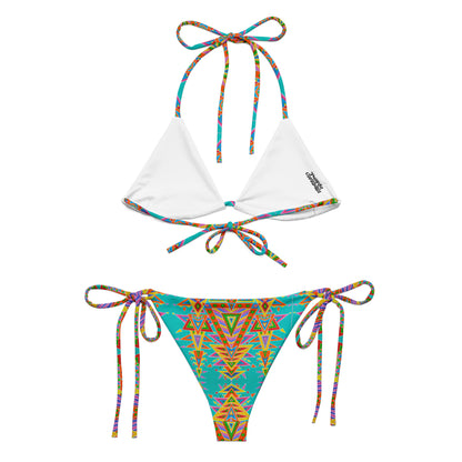 "Chris-talization Codes" Recycled String Bikini