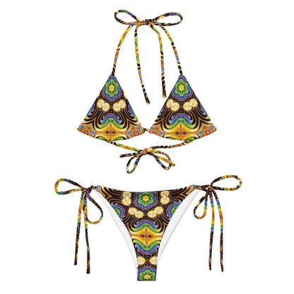 "Peeling Bodies" recycled string bikini