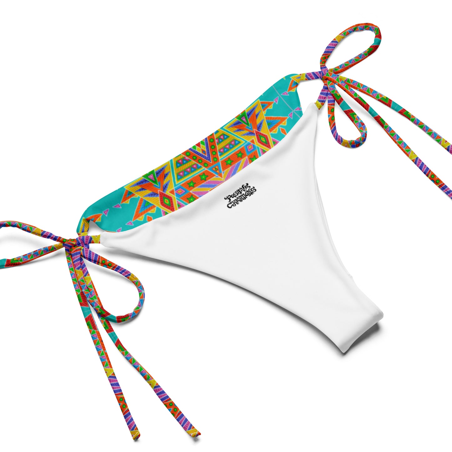 "Chris-talization Codes" Recycled String Bikini