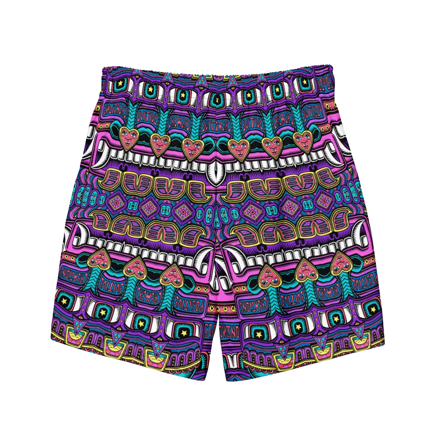 "Tribal Can" Men's swim trunks