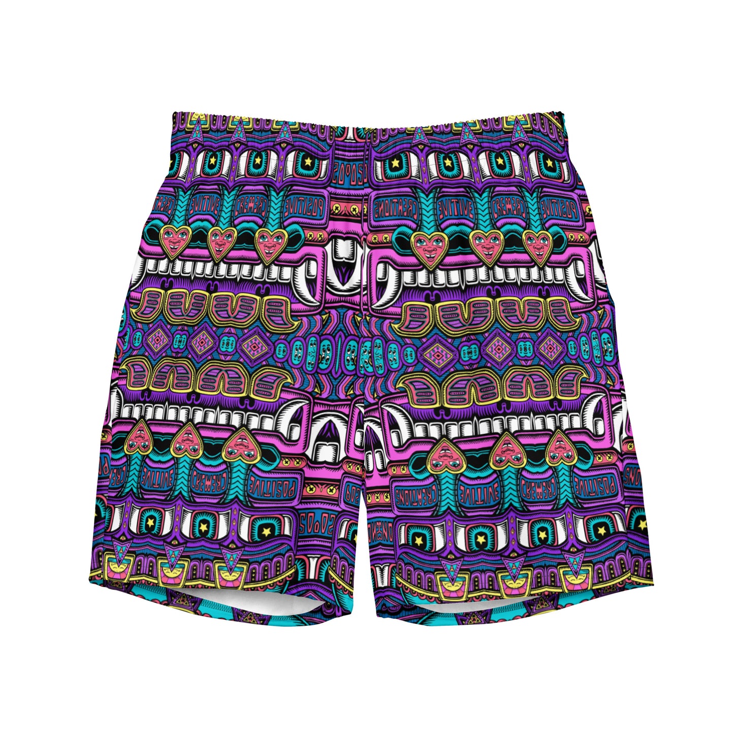 "Tribal Can" Men's swim trunks