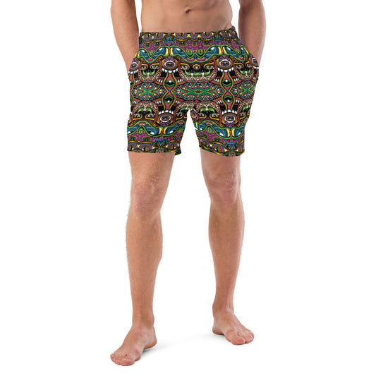 "Snake Eyes" Men's swim trunks