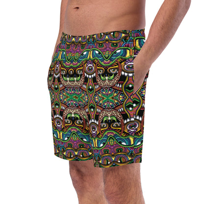 "Snake Eyes" Men's swim trunks