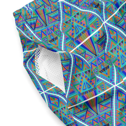 "Inverted DMT" Swim Trunks