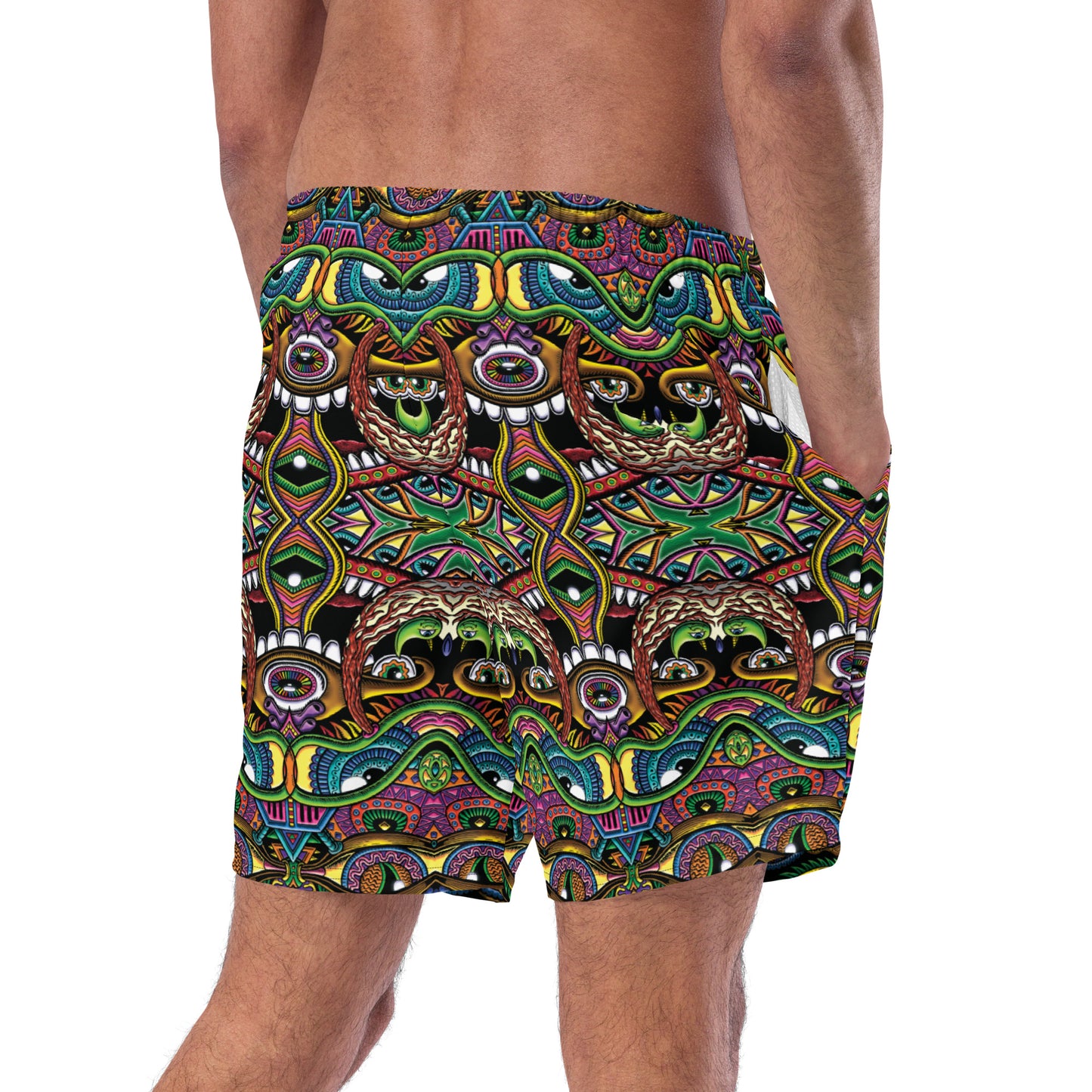 "Snake Eyes" Men's swim trunks