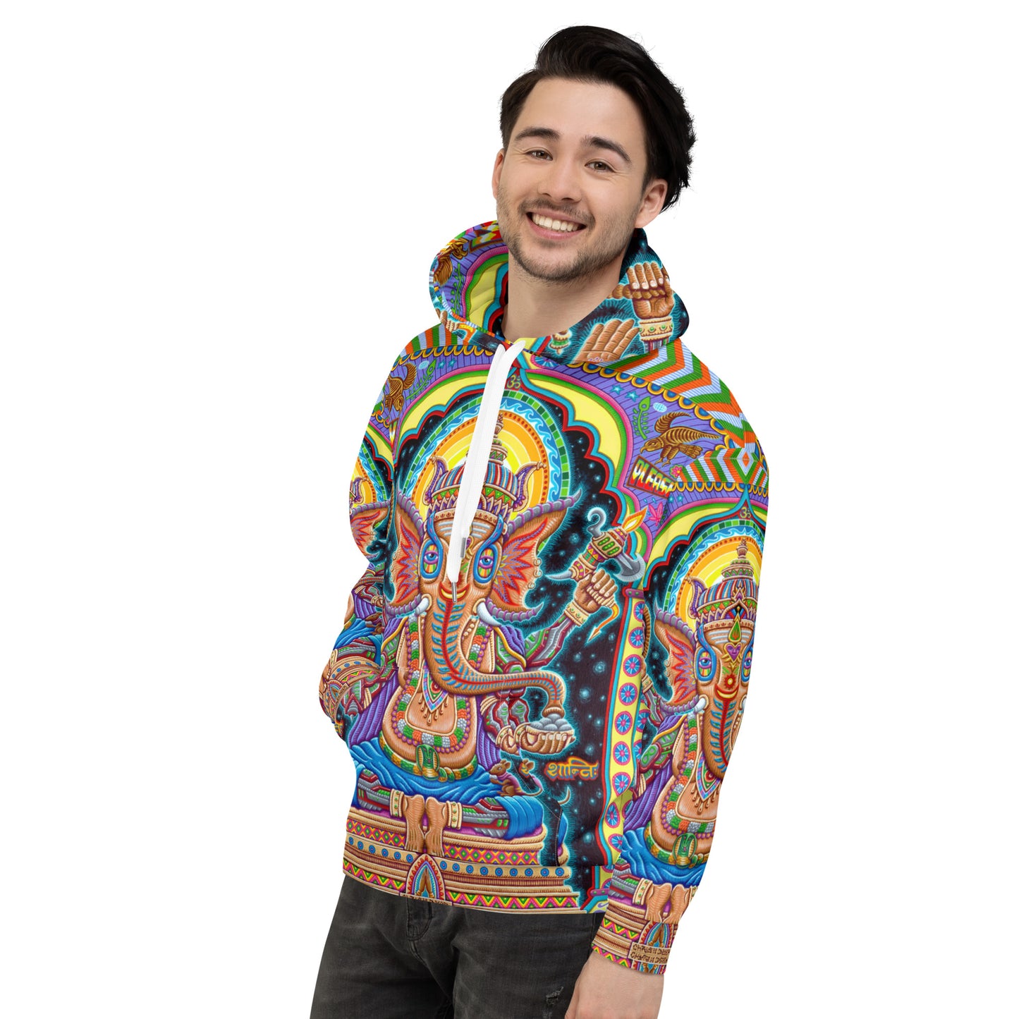 "Jai Ganesha" All Over Hoodie