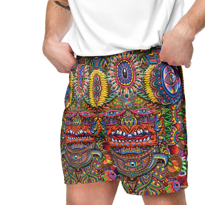 "Open your Eyes" mesh shorts