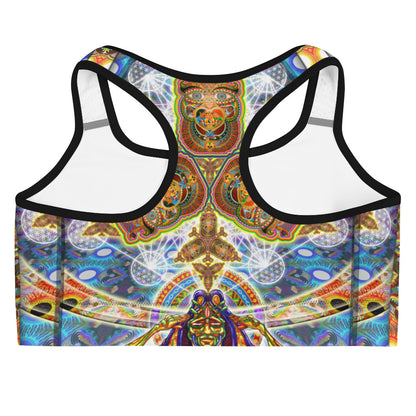 "Fractal Dimension" Racerback Crop