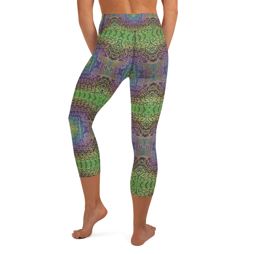 "Stairway To Heaven" Capri Leggings