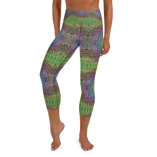 "Stairway To Heaven" Capri Leggings