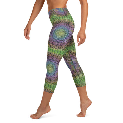 "Stairway To Heaven" Capri Leggings