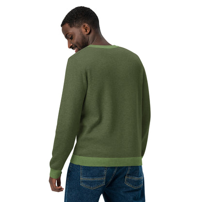 Green Galaktic Dude Knitted crew neck sweater