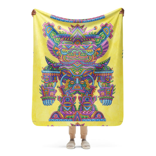 "Light Worker" Sherpa blanket