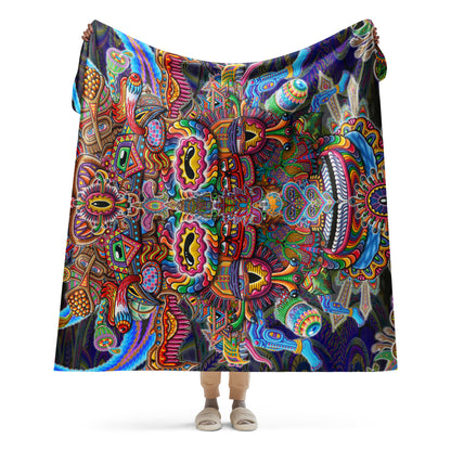 "Bullish Man" Sherpa blanket