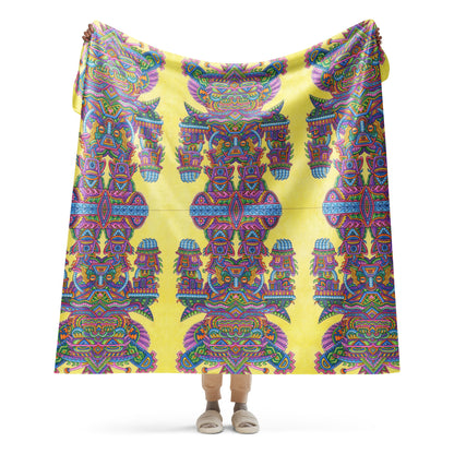 "Light Worker" Sherpa blanket