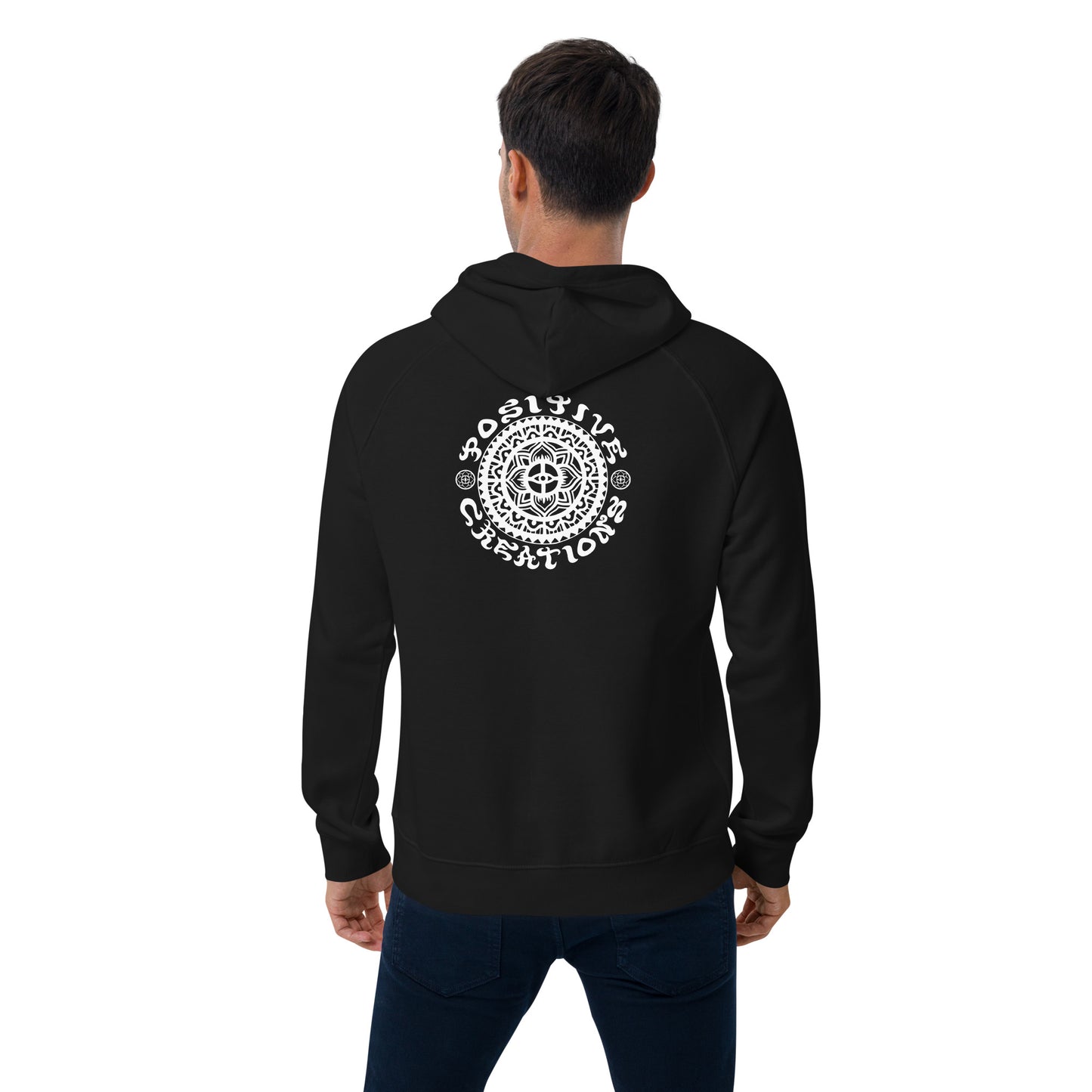 "The Muncher of Mushroomland" Unisex eco raglan hoodie
