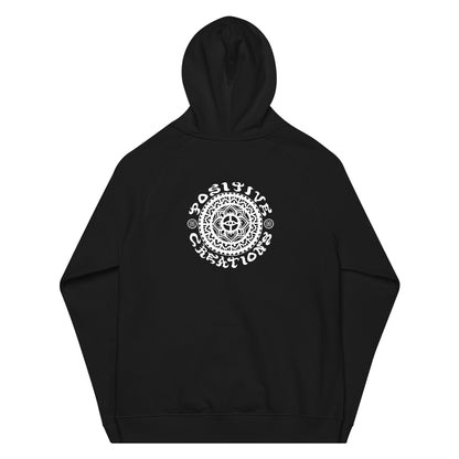 "Tribal Love" Unisex eco raglan Hoodie