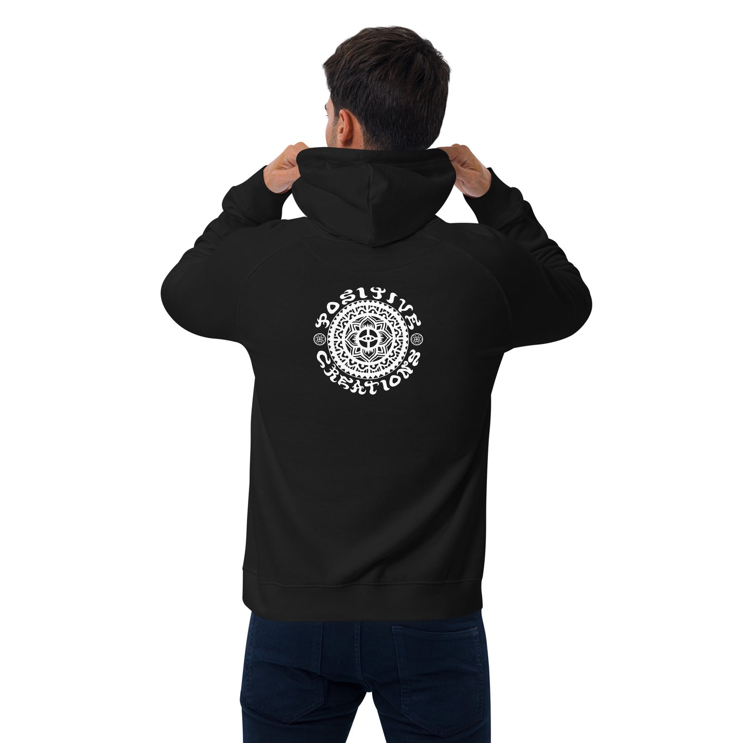 "Peeling Bodies" Unisex eco raglan hoodie