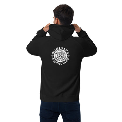 "Peeling Bodies" Unisex eco raglan hoodie