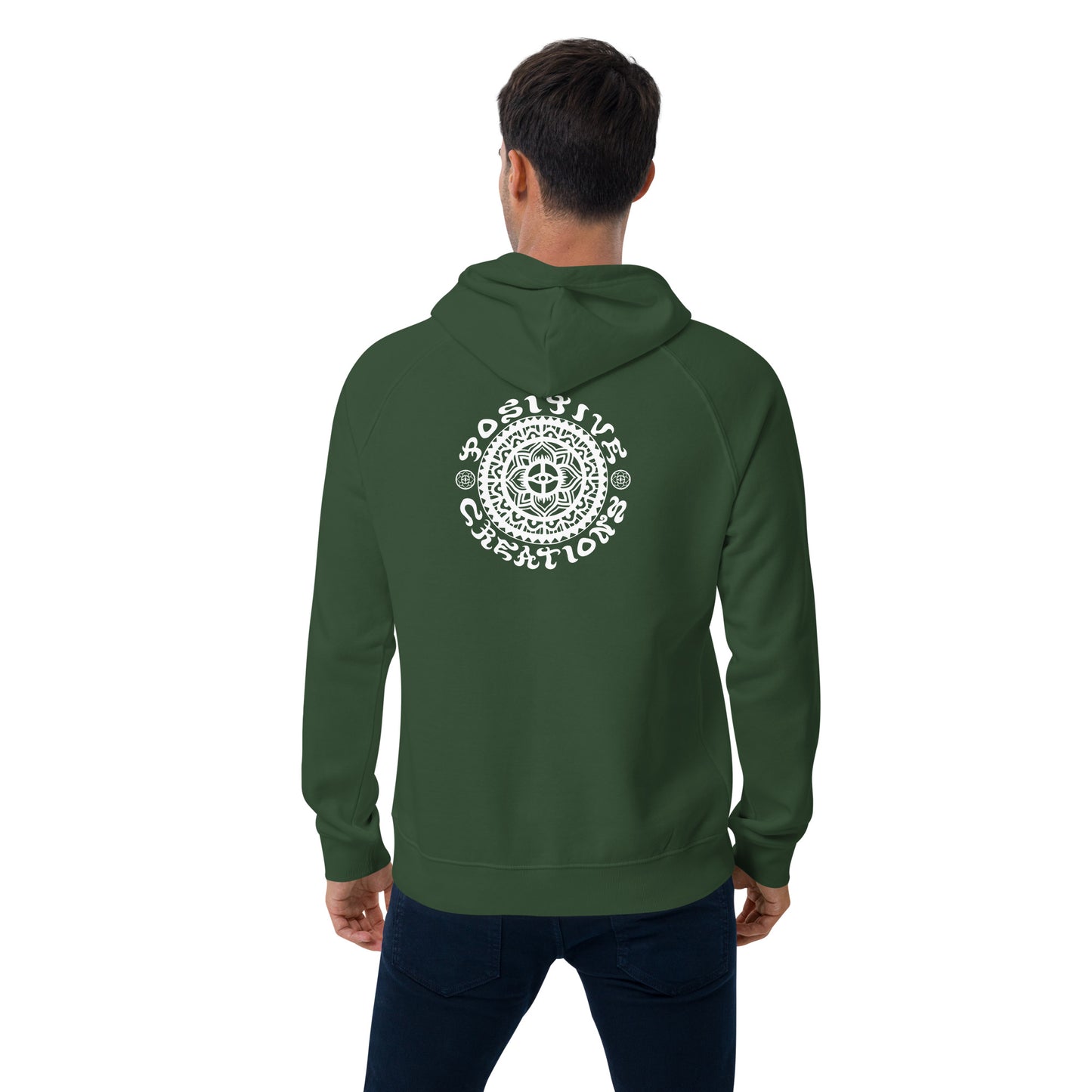 "The Muncher of Mushroomland" Unisex eco raglan hoodie