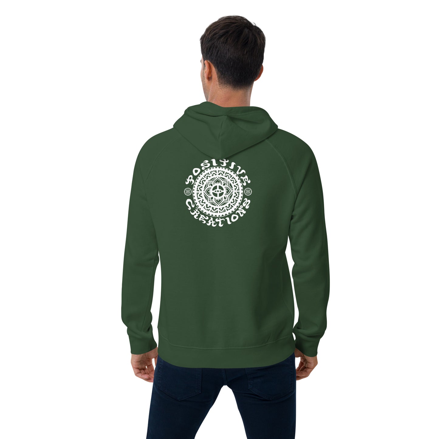 "Peeling Bodies" Unisex eco raglan hoodie
