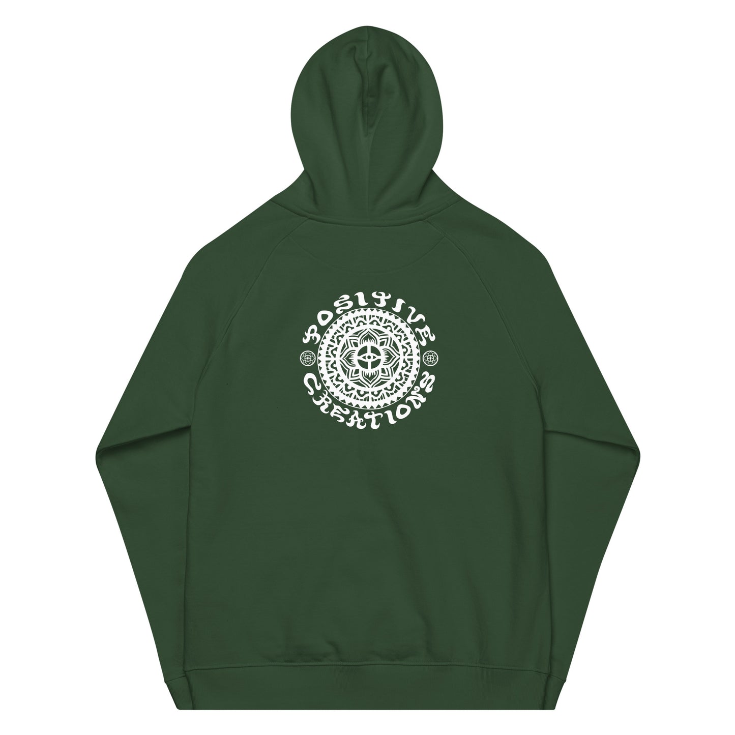 "Tribal Love" Unisex eco raglan Hoodie