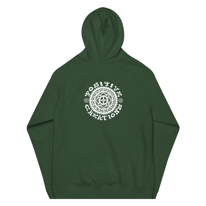 "Tribal Love" Unisex eco raglan Hoodie